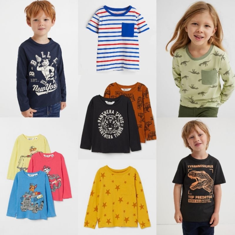 Kaos Anak Laki-laki HM 1,5 2 4 6 8