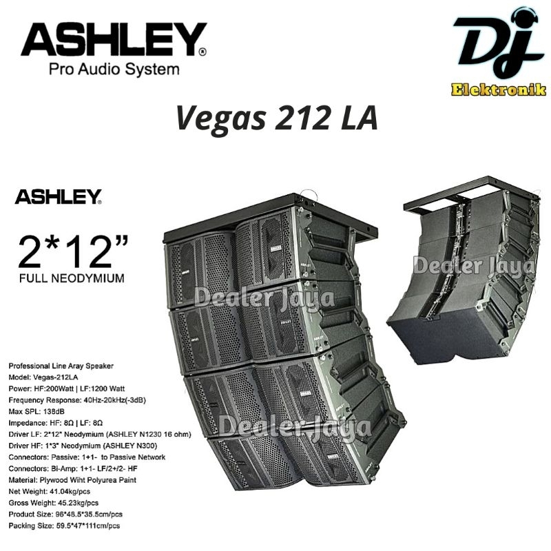 Speaker Line Array Ashley VEGAS 212 LA / VEGAS212 LA - 12 inch