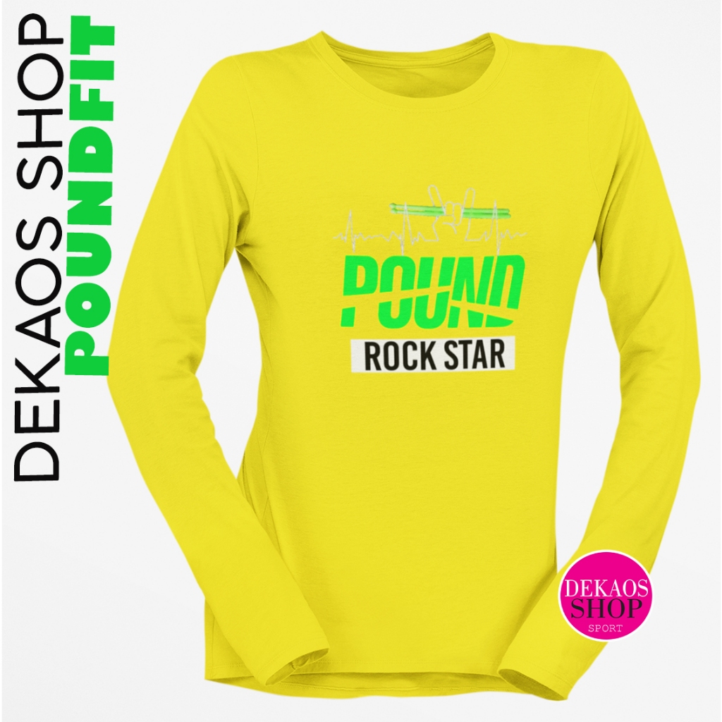 BAJU POUNDFIT / KAOS POUNDFIT / BAJU SENAM WANITA TERBARU / KAOS SENAM WANITA / BAJU SENAM POUNDFIT / BAJU POUND / ATSAN SENAM WANITA / KAOS SENAM / DEKAOS SHOP 2857  ROCKSTAR POUND