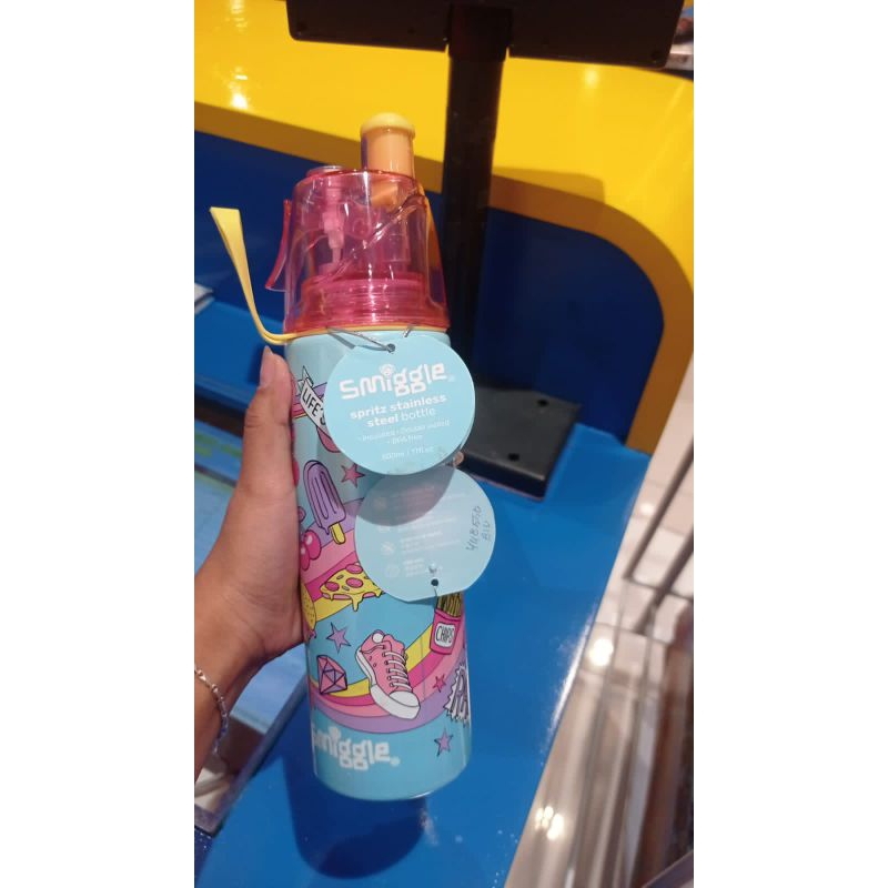 smiggle bottle spritz spray new ori girl minus stainless steel