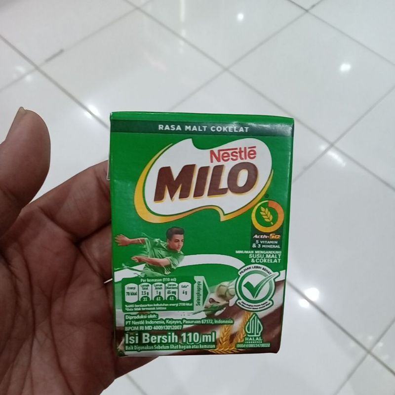 

Mahbubah - Nestle Milo 110 ml UHT Minuman Susu Malt Rasa Cokelat