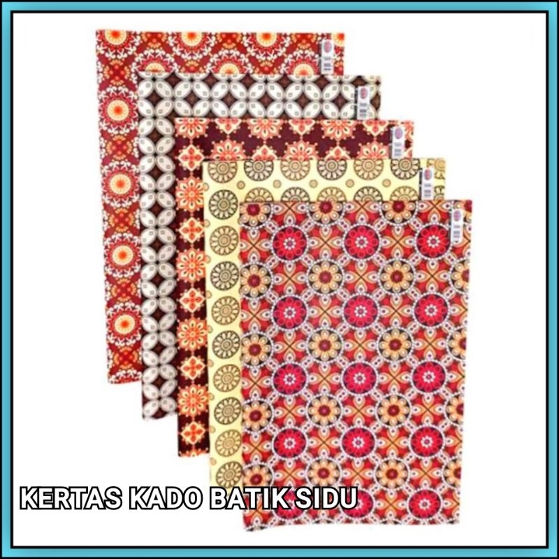 

Kertas Kado Batik Sidu / Kiky Isi 20 Lembar