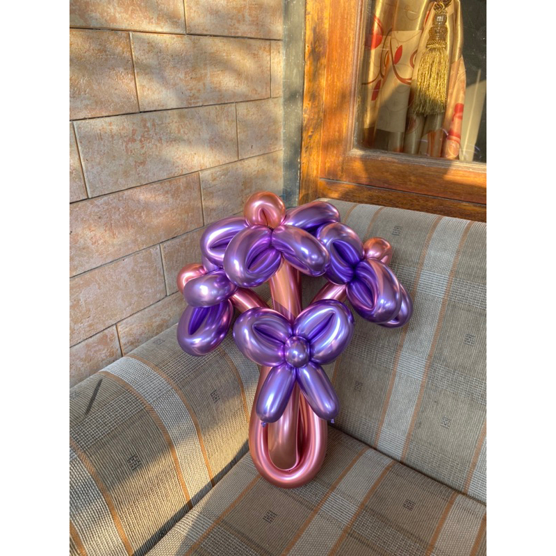 Buket Balon 4 Tangkai Pendek