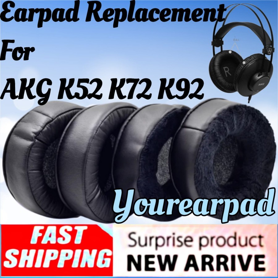 Earcup Foam Earpad Cushion AKG K52 K72 K92 - Busa AKG K 52 72 92