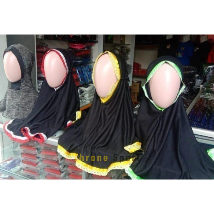 JILBAB SPORT HIJAB SILAT PERTANDINGAN PENCAK SILAT OLAHRAGA PENUTUP KEPALA OLAHRAGA