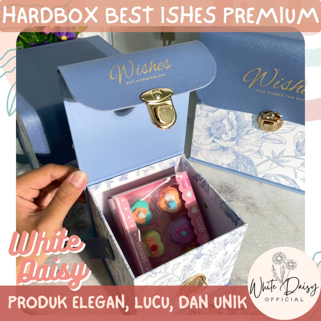 

Hard Box best wishes premium lucu imut mewah deluxe luxury case kotak