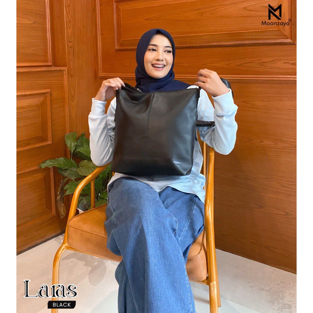 TAS TOTEBAG LARAS - TAS TERBARU MOONZAYA - TAS MOONZAYA - LARAS MOONZAYA