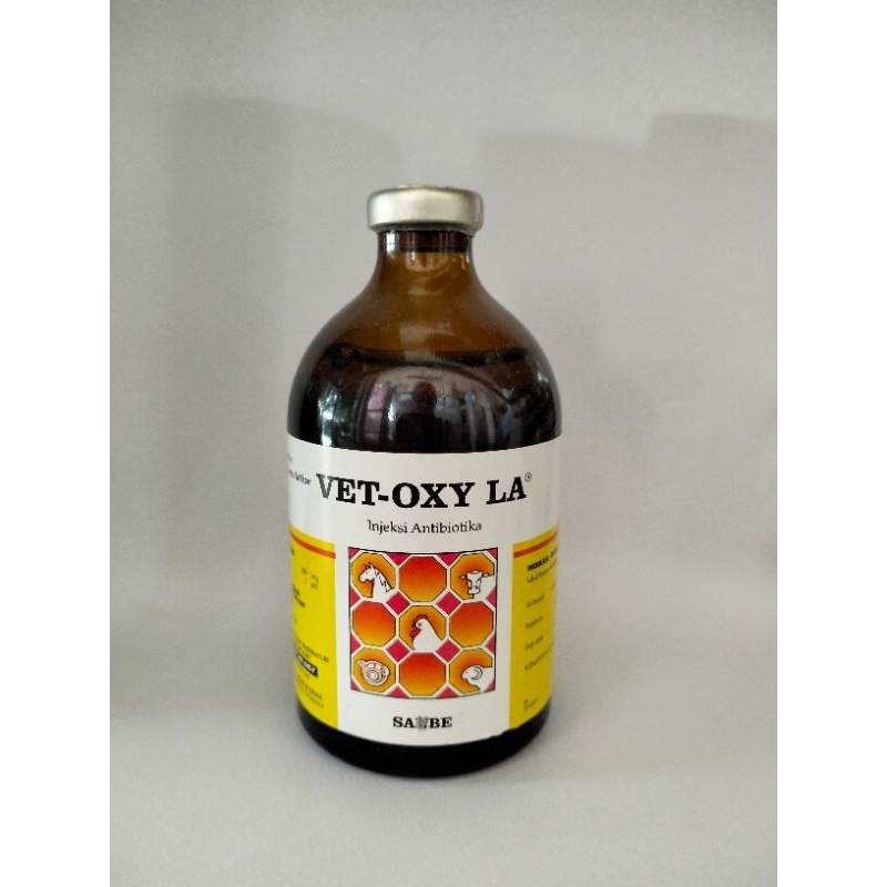 vet oxy la 100ml oxytetracycline antibiotik hewan long action
