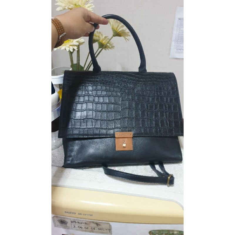 Preloved Carlyn Bag Full Kulit Asli. Murah