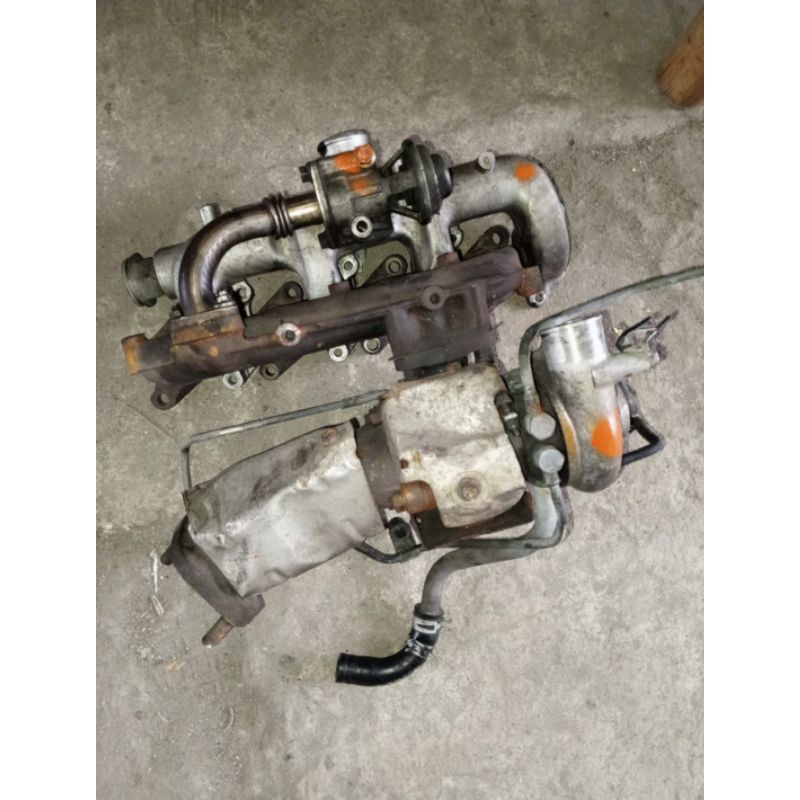 Turbo Set Intake Manifold Api Mitsubishi Strada 2800cc 4M40 original