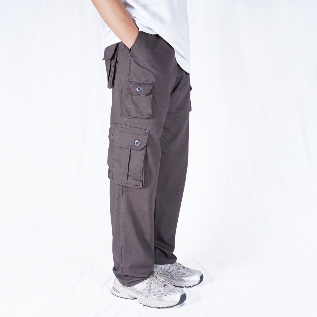 NVSR Long Cargo Pants Extra Pocket Grey