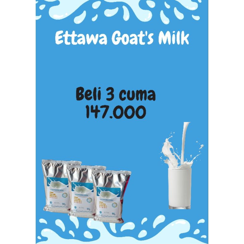 

Etawa Goat's Milk Susu kambing Bubuk Harga Hemat