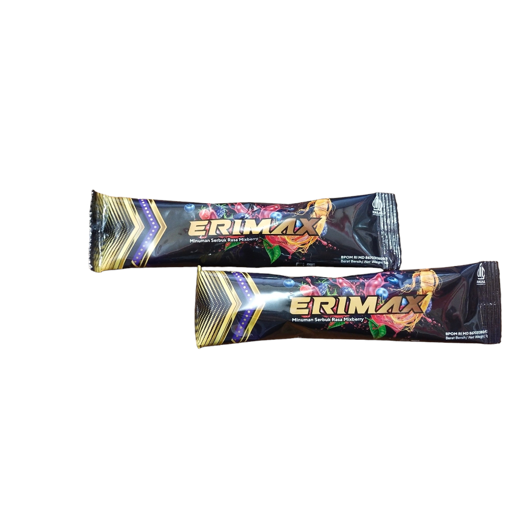 

Erimax 15gr minuman serbuk rasa mixberry