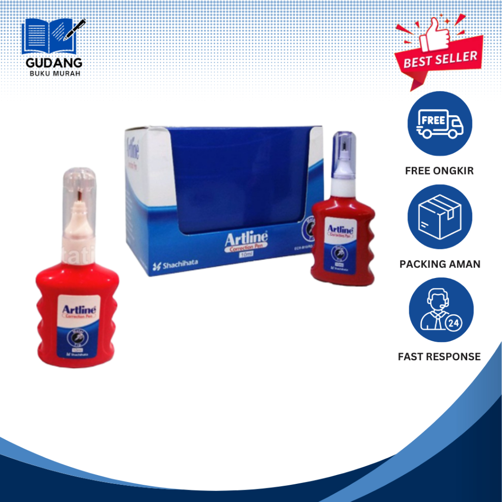 

Tip-Ex Artline Correction Pen ,Metal Tip Ecer / GUDANG BUKU MURAH