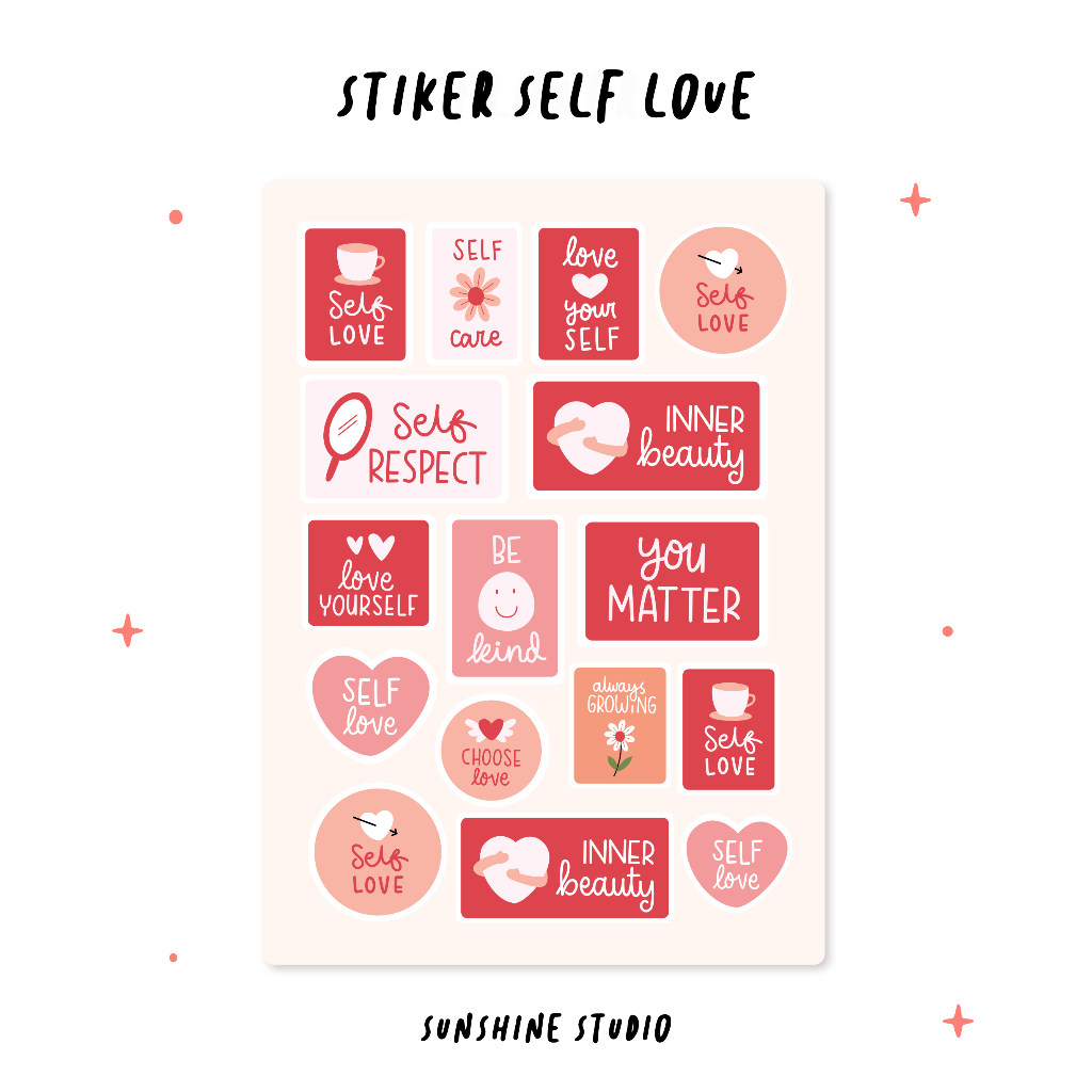 

[Sunshine] Stiker Pack/ Stiker Jurnal/ Stiker Aesthetic/ Stiker Mini EDISI 2