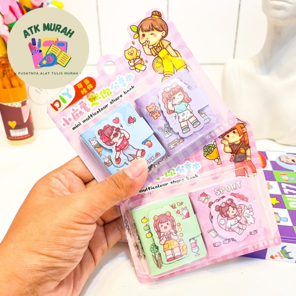 

BUKU MINI 1 SET ISI 2 PCS FX-0017 MOMO BOOK KECIL TERMURAH COD BAGUS LUCU IMUT KADO UNIK SOUVERNIR ALAT-ALAT SEKOLAH AESTHETIC KOREA ORIGINAL