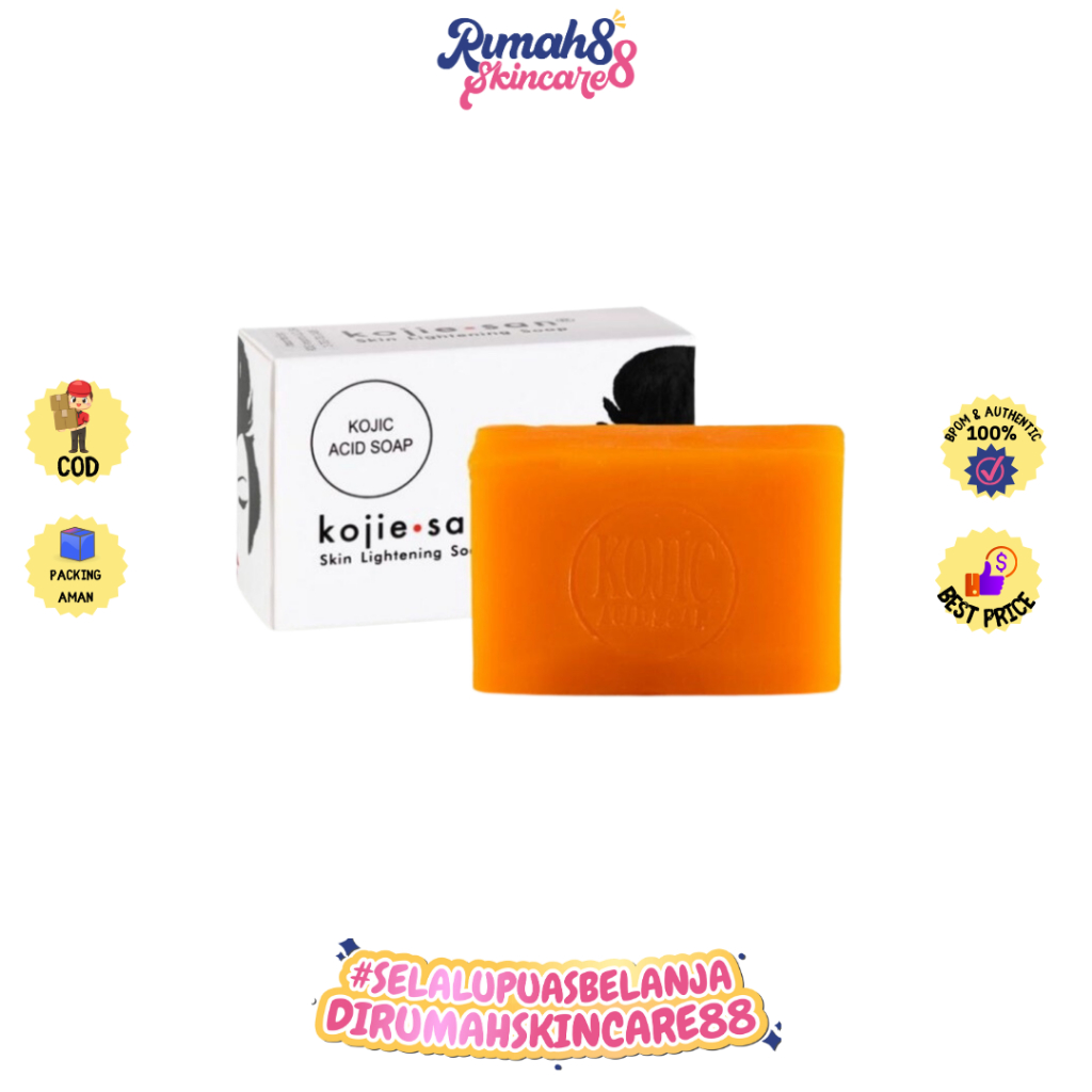 RSC 88 - KOJIE SAN Kojic Acid Soap Skin Lightening BPOM (Sabun Kojie San) kojiesan/ Paquito Lighteni