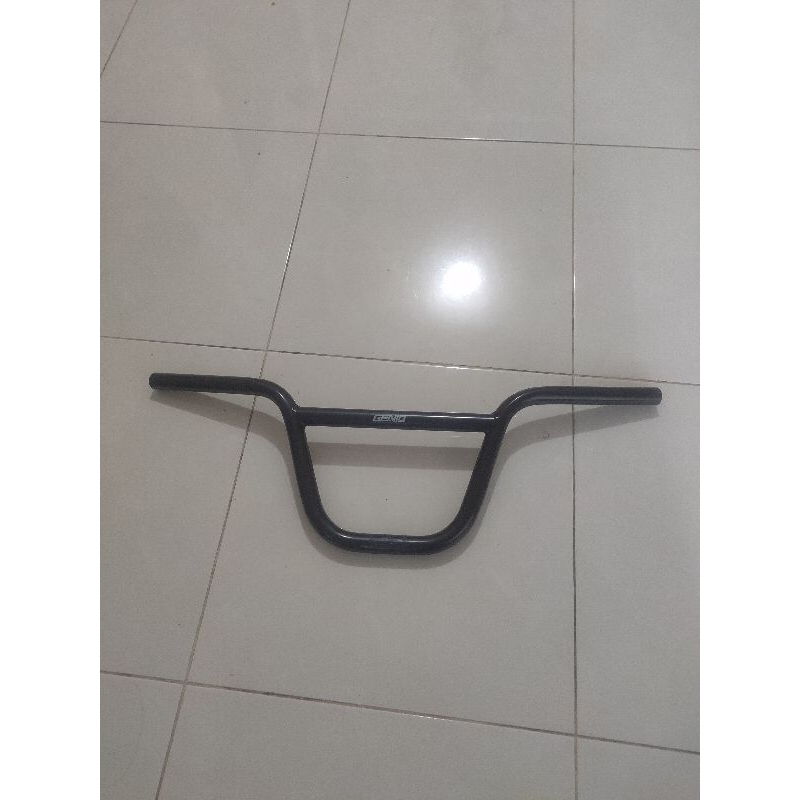 stang sepeda BMX 20 genio hitam silver