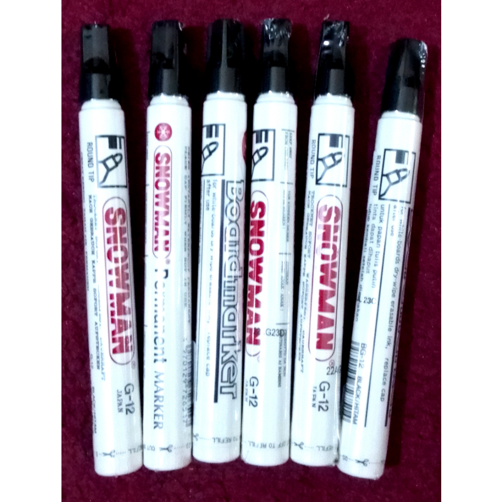 

(1 pcs) Spidol Snowman permanent dan tidak permanent