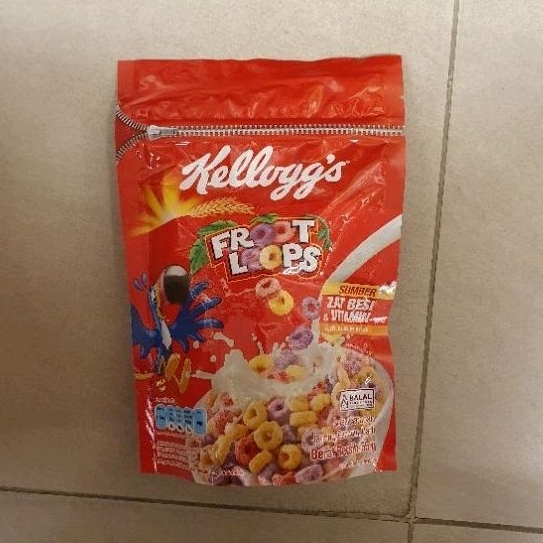 

Kelloggs sereal cereal Froot Loops pouch 55gr