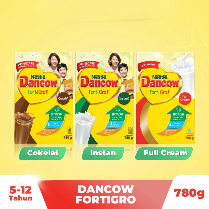 

DANCOW Fortigro Susu Bubuk Susu Anak 780g - Cokelat Instant Full Cream