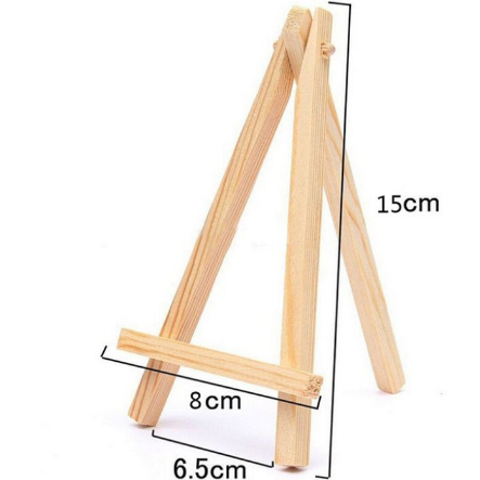 

[BACA DESKRIPSI] Wooden easle/stand kayu mini/stand photo lukis