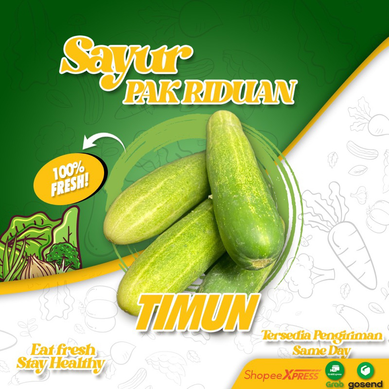 

Timun segar 500gr/1000gr