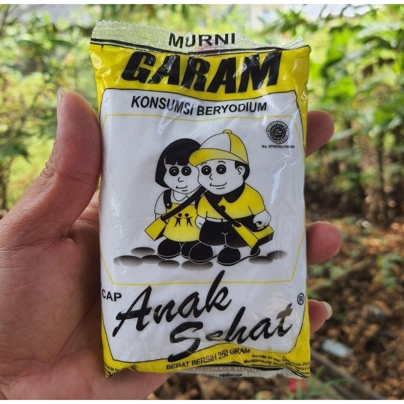 

Garam anak sehat 250 gram produksi PT. Garam (persero) paket hemat 4 pcs