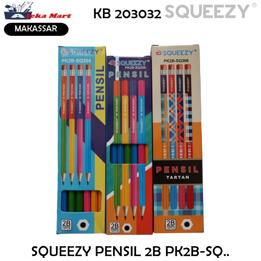 

[BOX / 12 PCS] SQUEEZY PENSIL PK2B-SQ301 - SQ302 - SQ-303