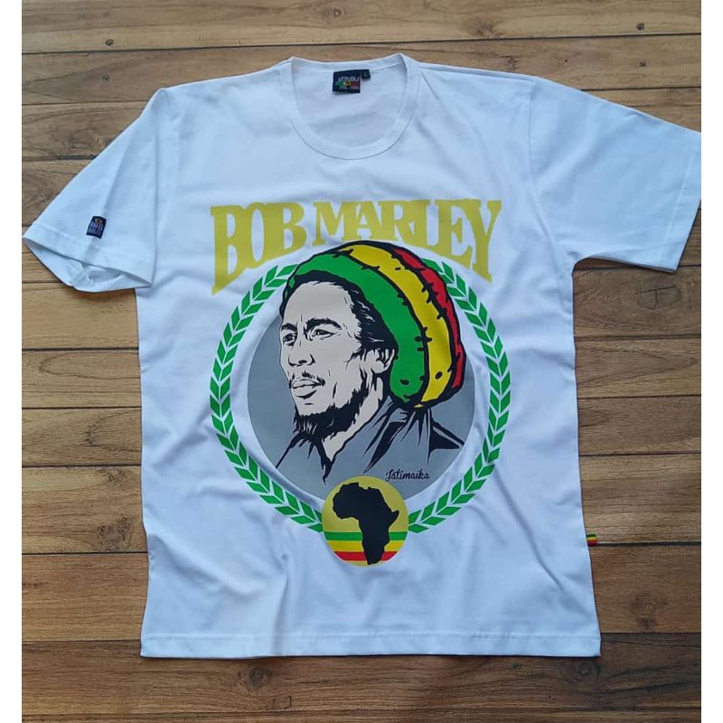 kaos bob Marley tshirt bob marley baju jamaika kaus rege