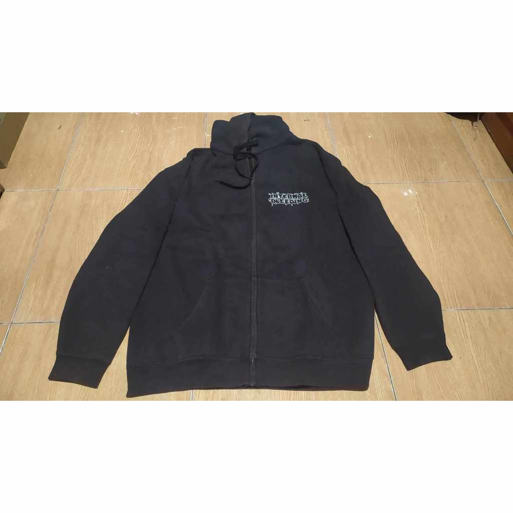 Imported Zipper Internal Bleeding - Pit Heaving Warfare ( USED ) 90% Tag Fruit Of The Loom