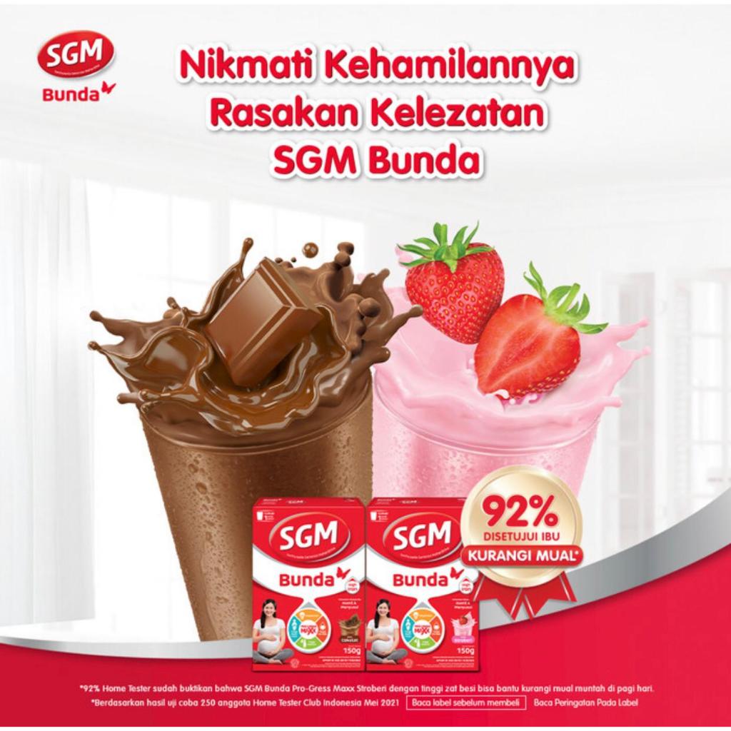 Paket 1 - SGM BUNDA - Minuman Ibu Hamil &amp; Menyusui - Coklat - 1x300 g