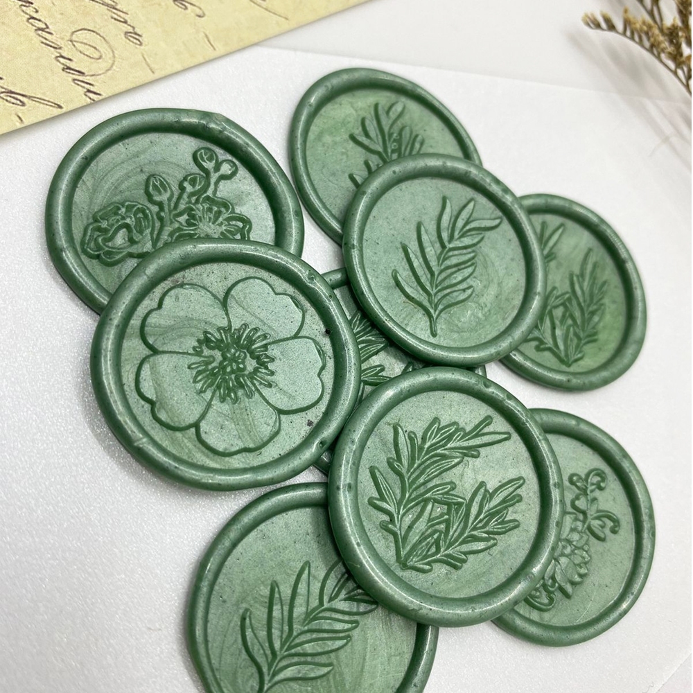 

Green Wax Stamp Instan/Segel Lilin/Wax
