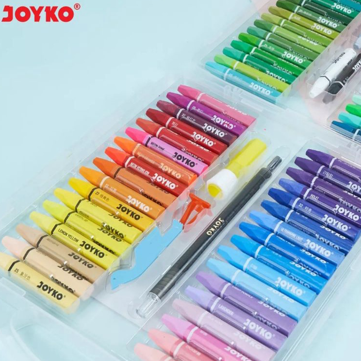 

Ready Crayon Joyko Murah / Krayon Joyko set / Oil Pastel Joyko