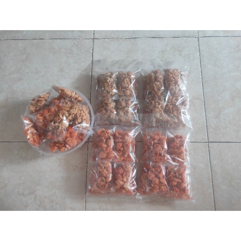 

Keripik Tahu Kemasan Saku Per Pack, isi 10pcs