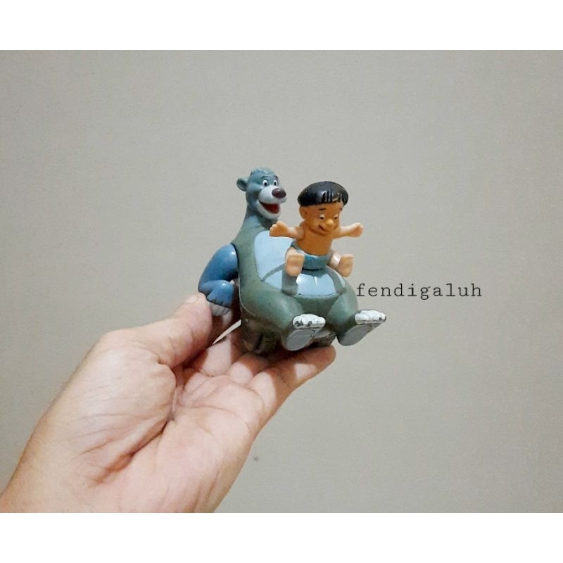 Figure Disney The Jungle Book Balo Dan Ranjan Bear Original Size 10 cm