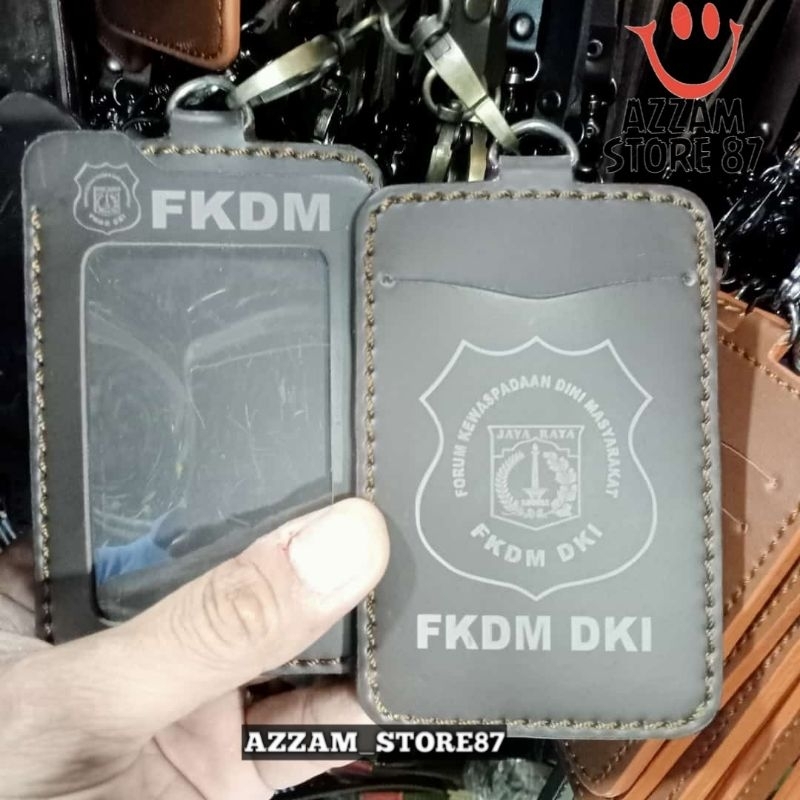 

ID Card Holder Tali Lanyard Name Tag Logo FKDM DKI