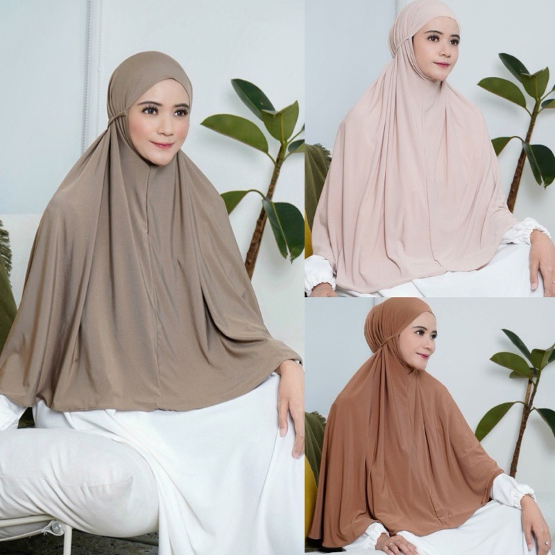 JILBAB BERGO MARYAM JERSEY PREMIUM NON PET XL