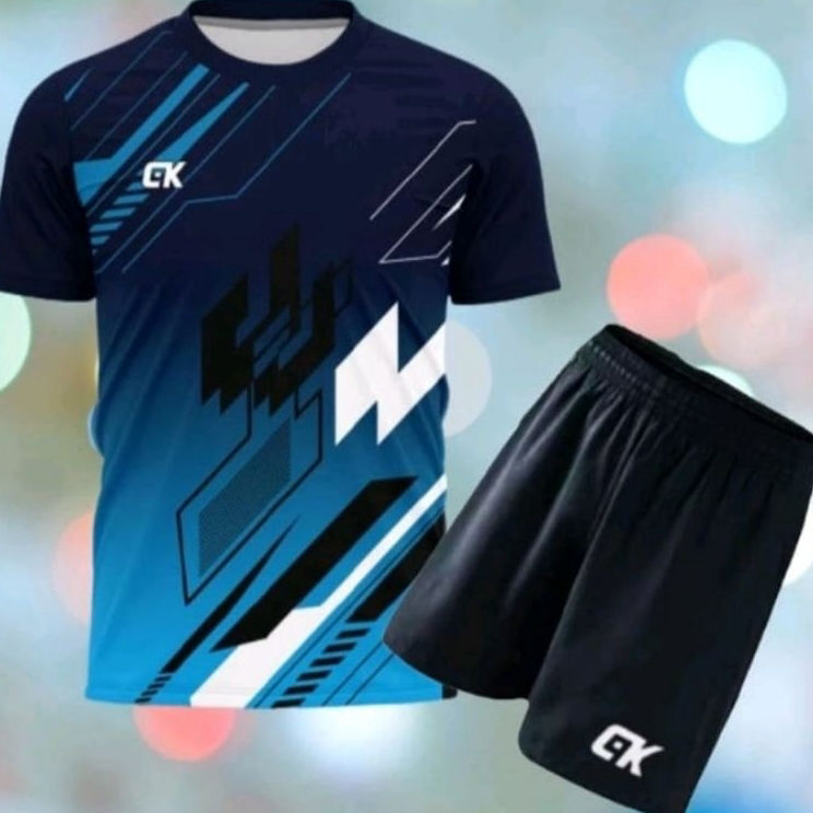 Produk Keren KAOS OLAHRAGA WANITA & PRIA PRINTING/BAJU VOLLY/BAJU BULUTANGKIS/KAOS BADMINTON DEWASA/