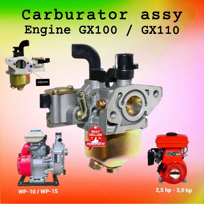 Carburator assy WP10 4 tak/kaburator mesin diesel pompa air alkon 1" inch 1,5" inch/karburetor mesin