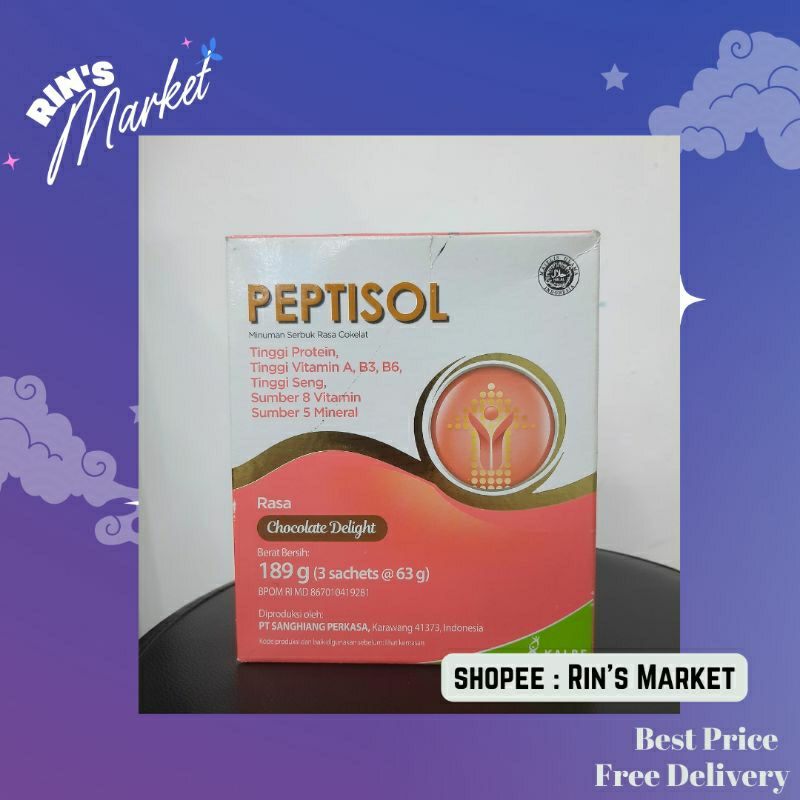 

PEPTISOL 189 gram Rasa Coklat