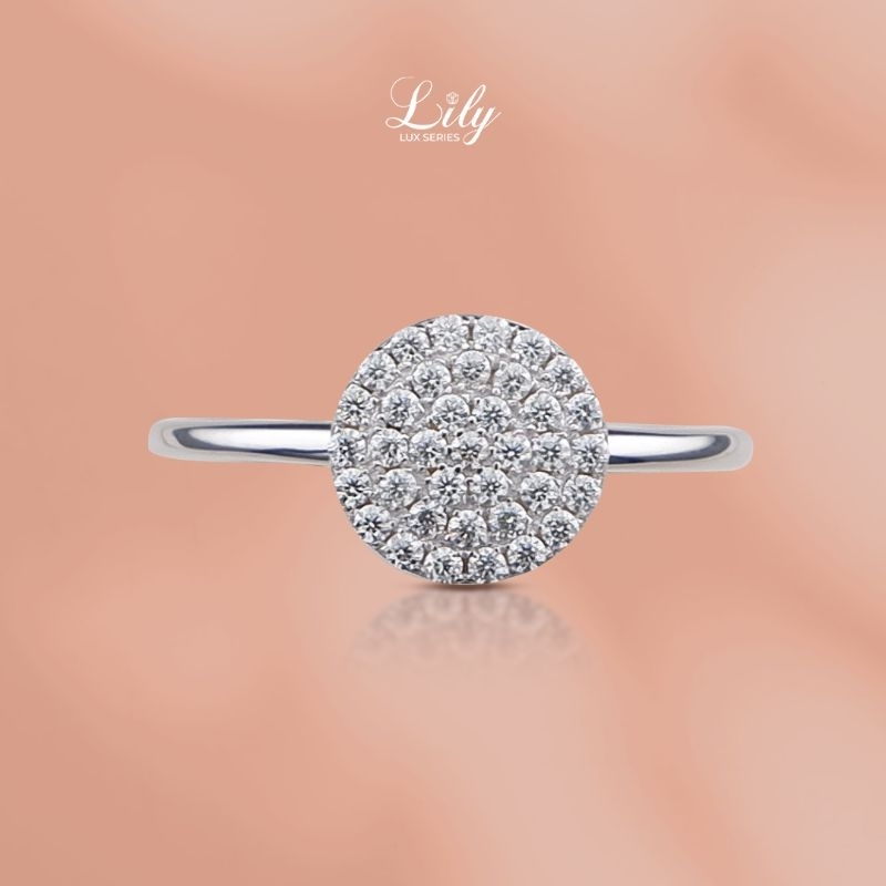 Shanika Cincin Wanita Gold 9K Moissanite 3355/7919