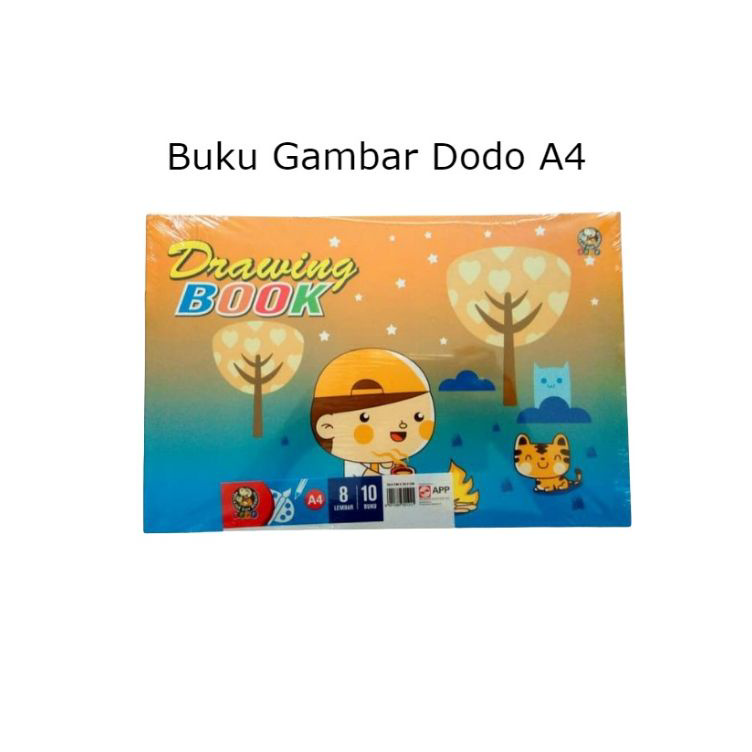 

➨➤✹✴ Buku Gambar A4 Dodo /(1pak/10buku)