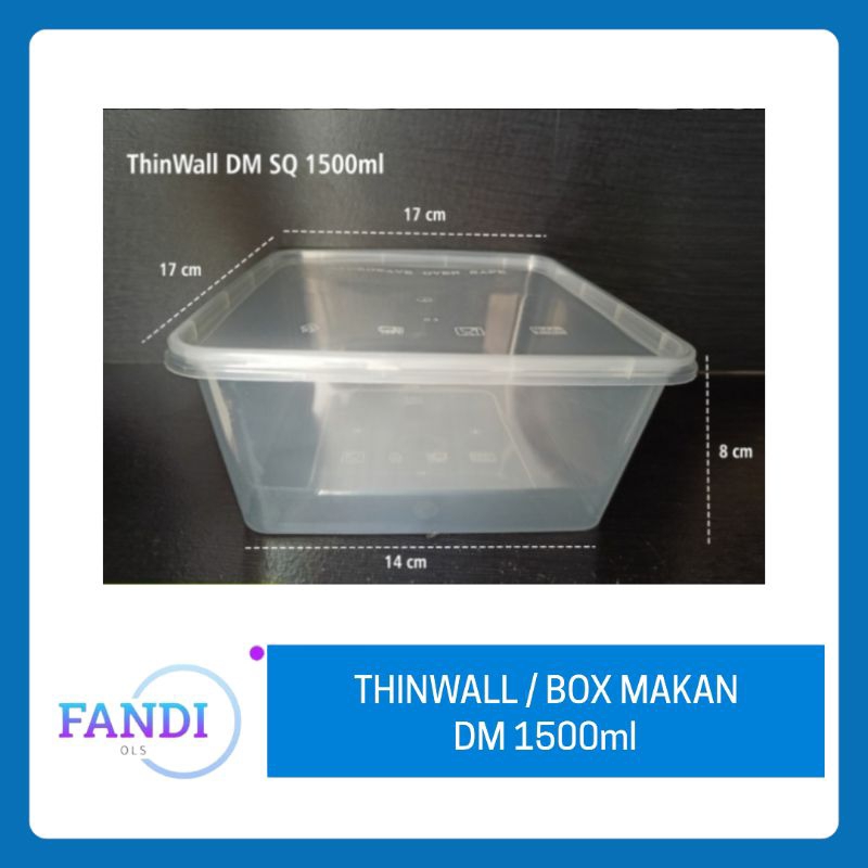 Thinwall / Box Makanan DM 1500ml