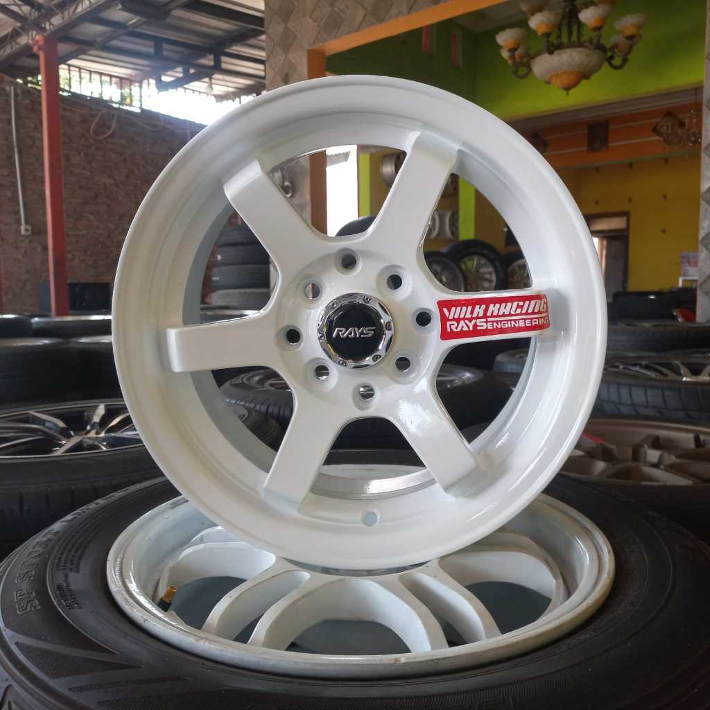 TE37 SL Double PCD Ring 14 - White
