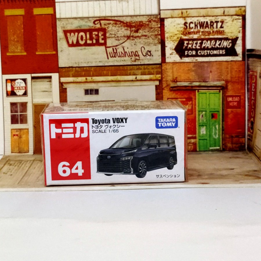 Tomica No 64 Toyota voxy Black Diecast Mobil Mainan Anak harga murah