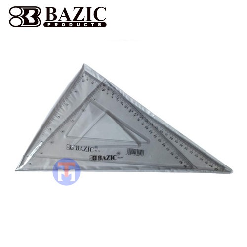 

Penggaris Segitiga Bazic No. 10