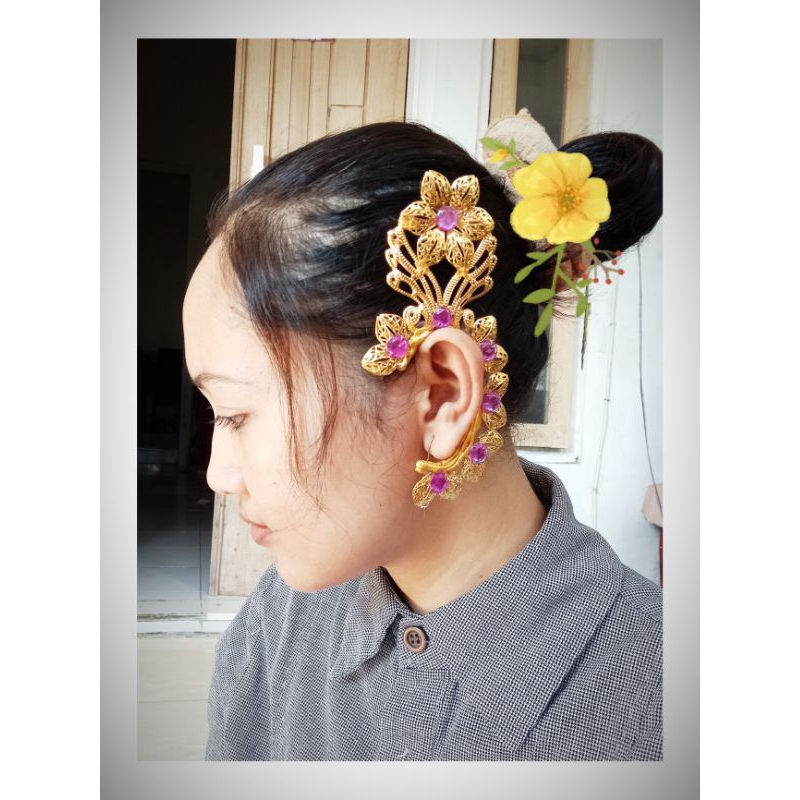 Sumping telinga/sumping tari /hiasan telinga