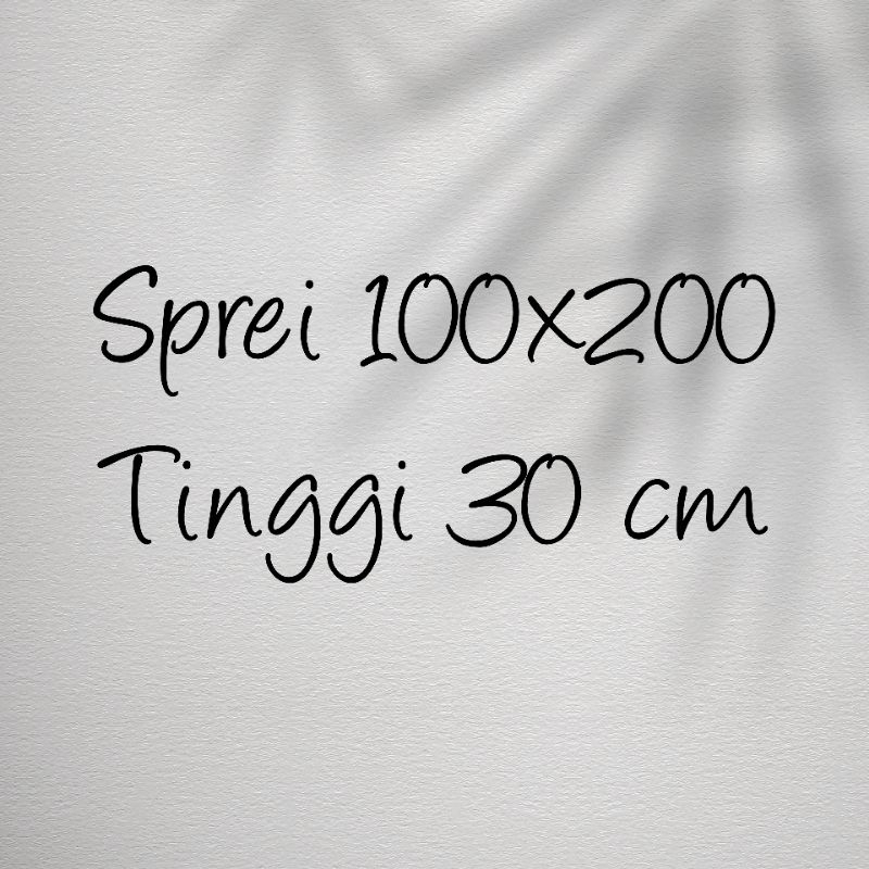 Sprei Homemade ukur 100x200 Tinggi 30cm