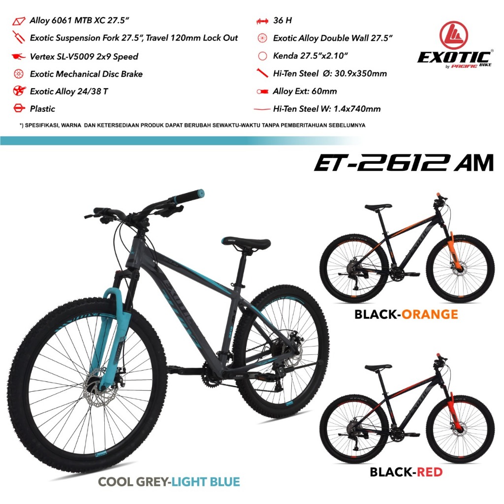 Exotic MTB 2612 AM (2X9 MD)